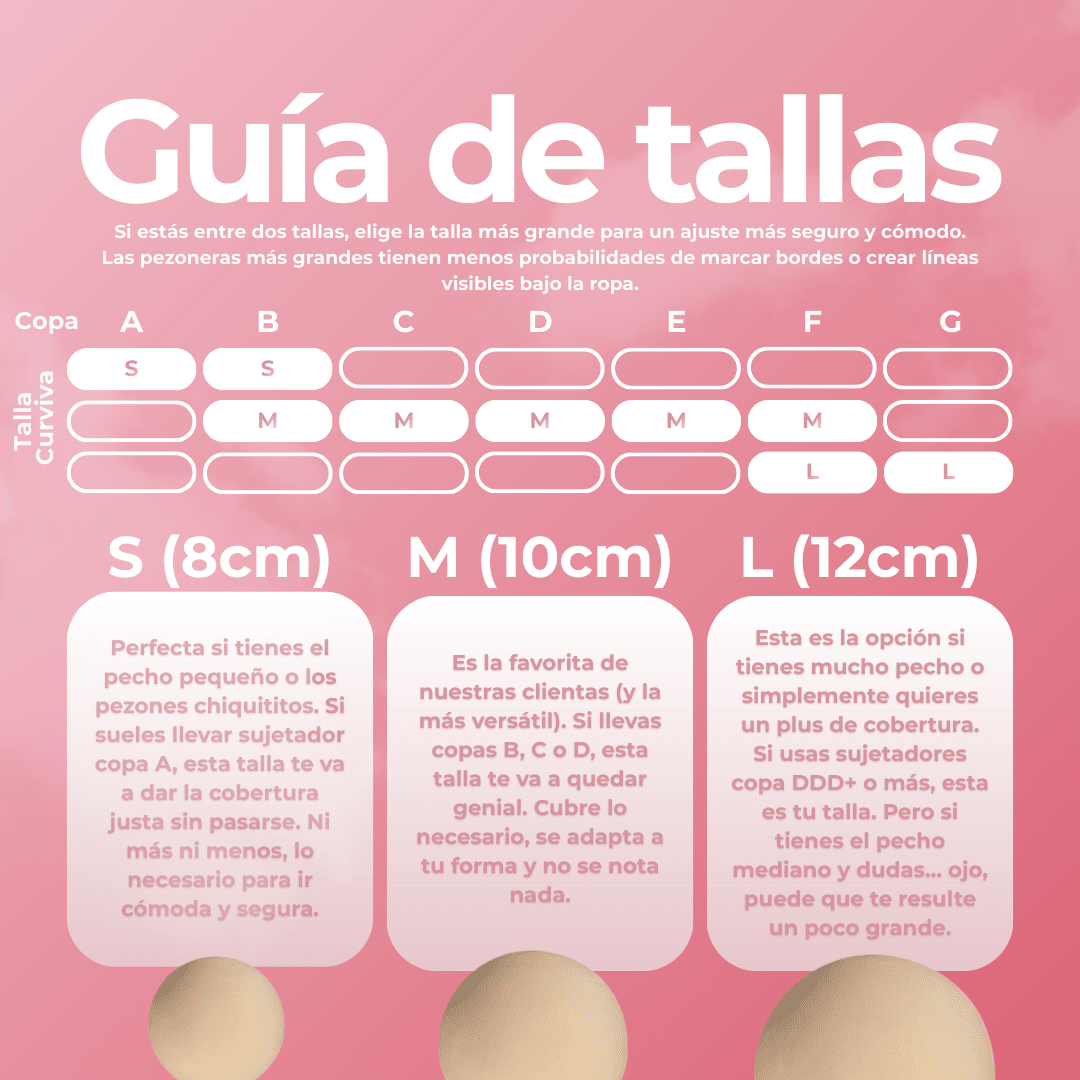 Pack de Pezoneras con Adhesivo - Curviva